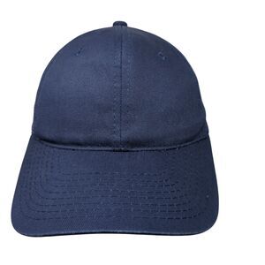 Broner Snapback Hat Blue OSFM Adjustable Vented Holes 6 Panel Blank Cotton